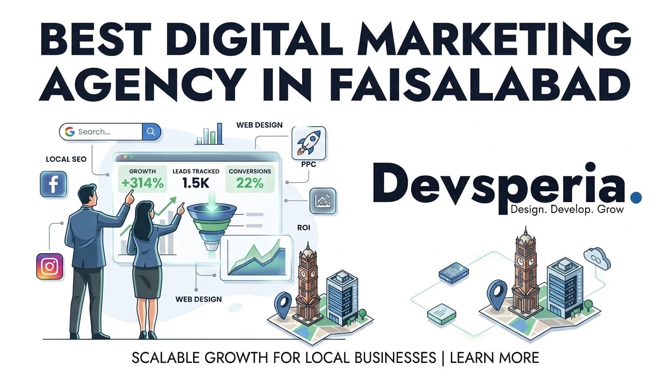 Best Digital Marketing Agency in Faisalabad | Devsperia