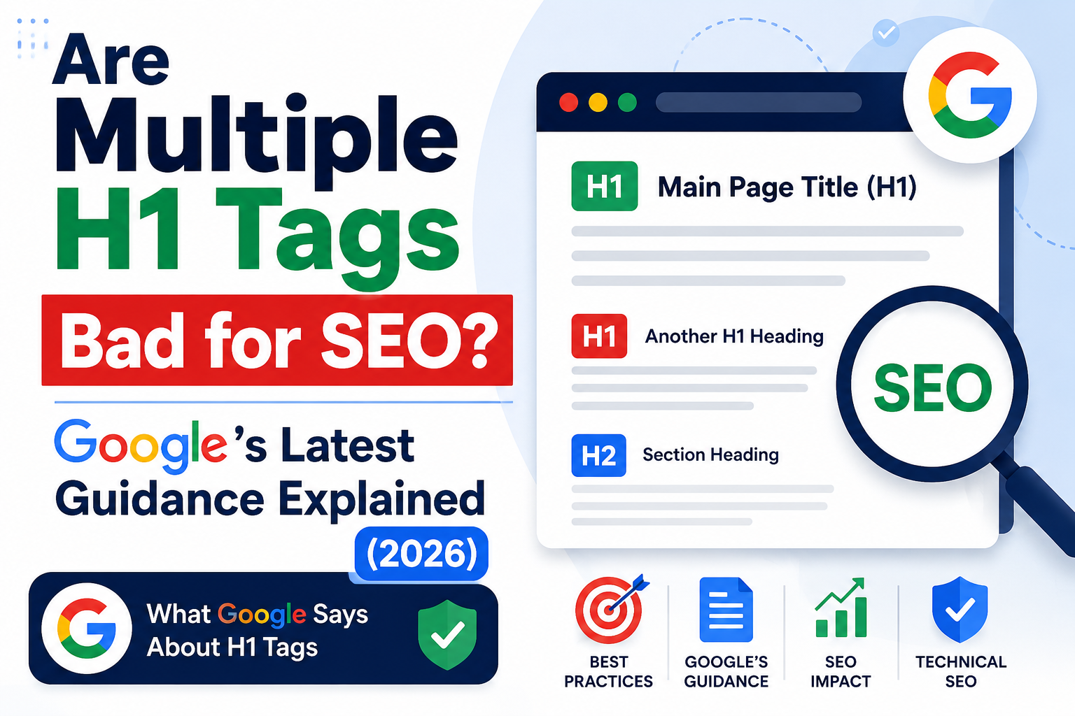 Are Multiple H1 Tags Bad for SEO? Google’s Latest Guidance(2026)