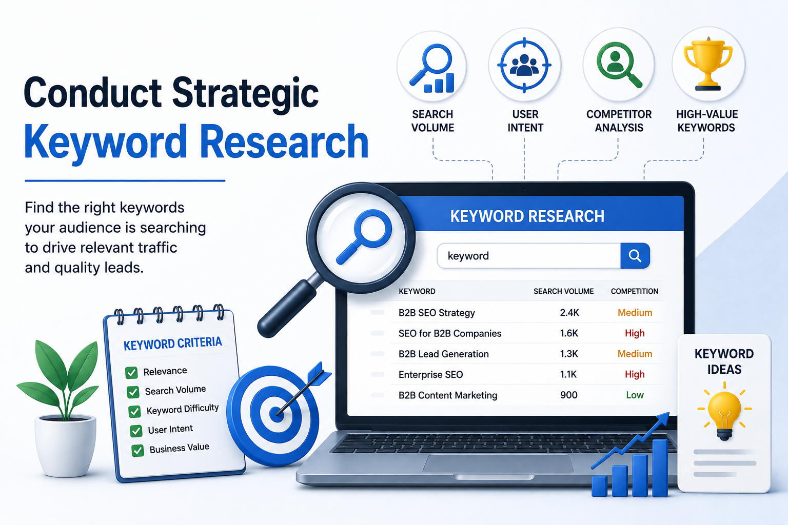 Step 2 – Conduct Strategic Keyword Research