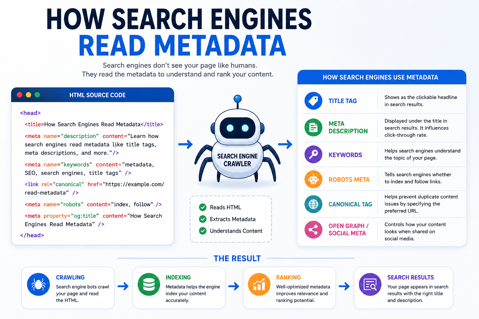 How Search Engines Read Metadata
